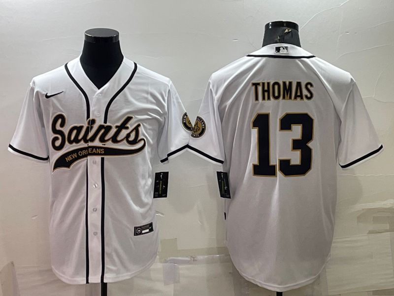 Men New Orleans Saints #13 Thomsa White 2022 Nike Co branded NFL Jerseys->new orleans saints->NFL Jersey